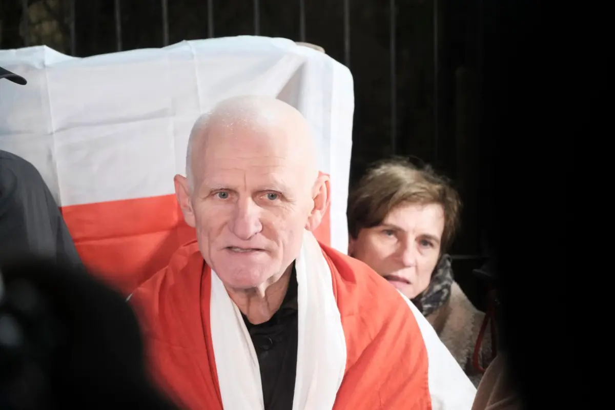 O ativista bielorrusso e vencedor do Nobel da Paz 2022, Ales Bialiatski