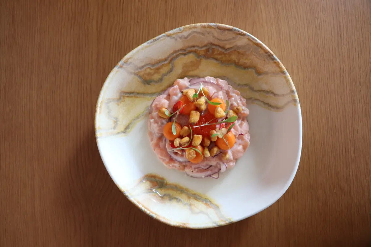 Ceviche de salmão do Restart