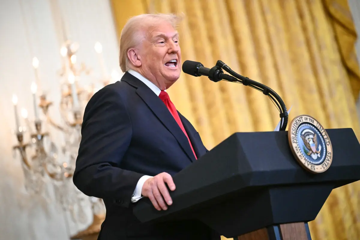 O presidente norte-americano, Donald Trump