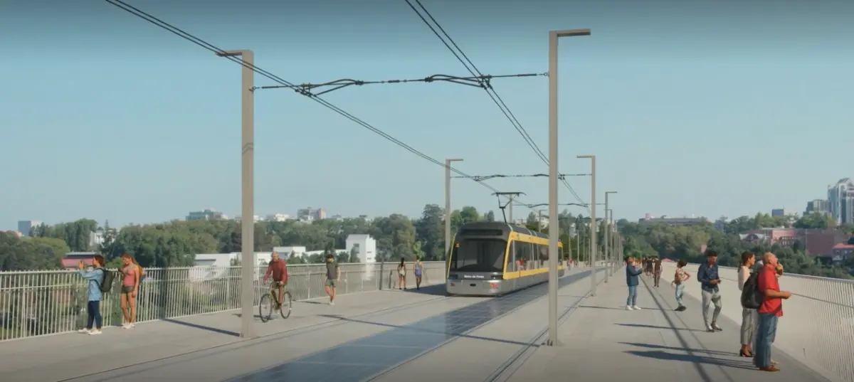 Nova ponte do metro sobre o rio Douro terá uma via ciclável e para peões