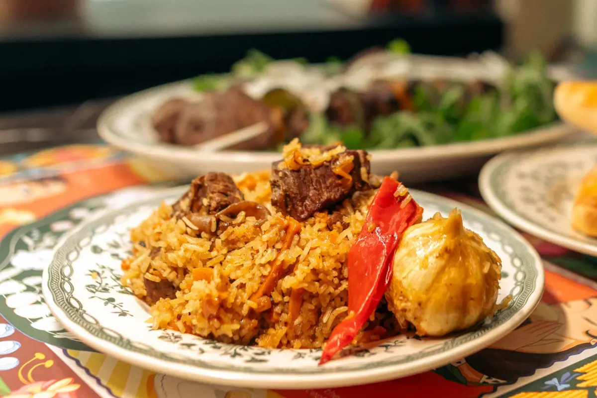 O tradicional plov é um dos pratos disponíveis até segunda-feira, dia 1, no Nani Bistrot