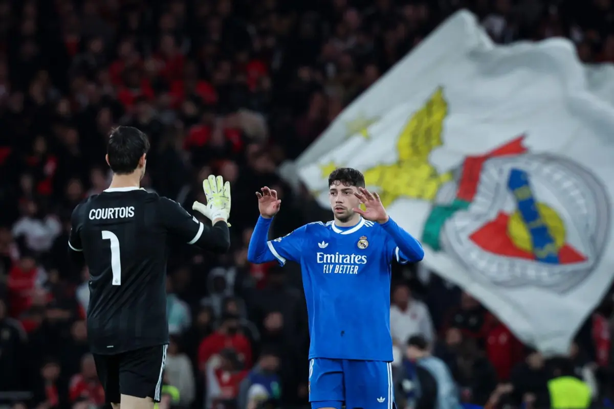 Imagem de contexto do artigo Benfica faz queixa à UEFA contra Federico Valverde por conduta violenta
