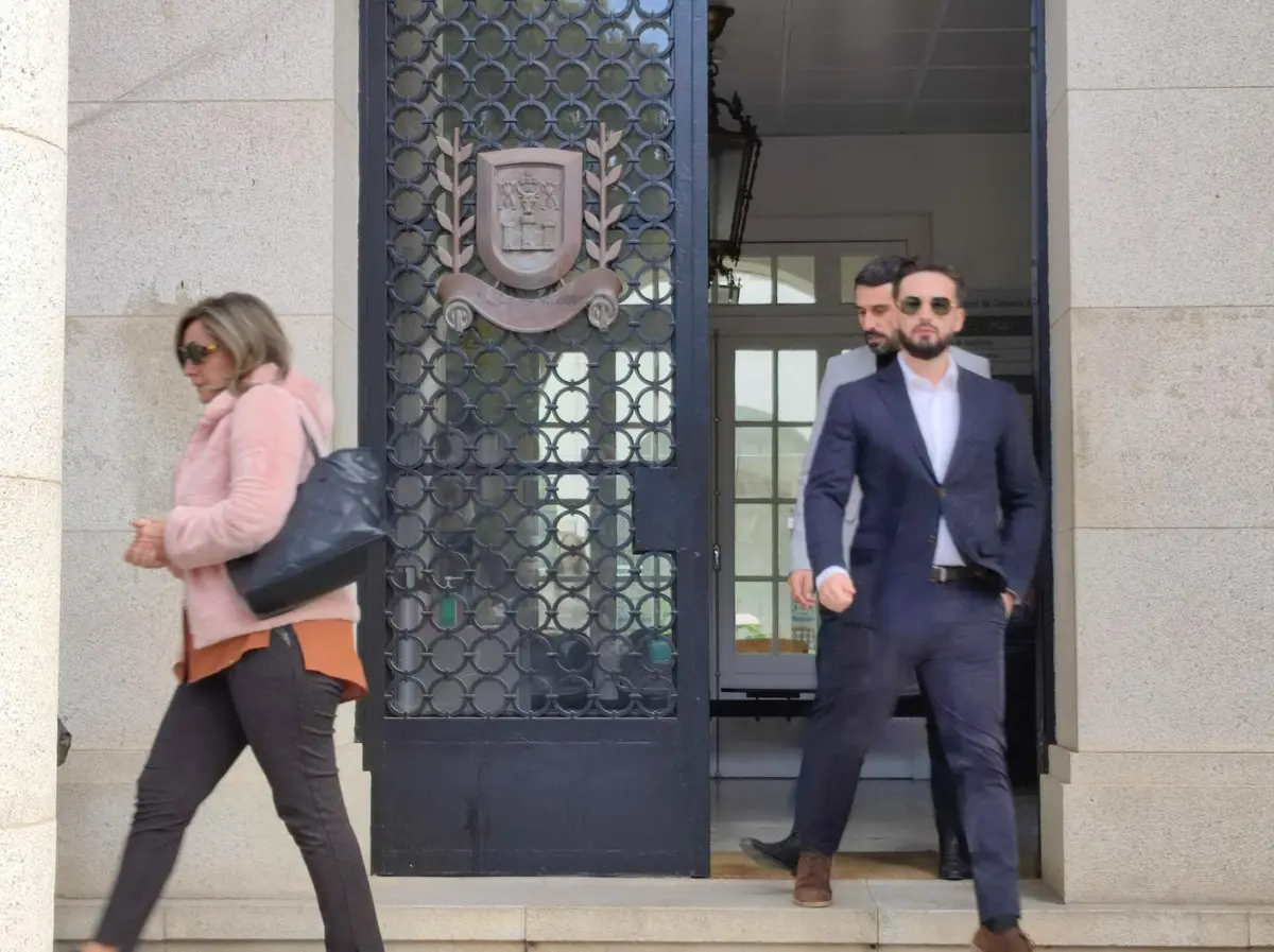 Ruben Cadeias à porta do Tribunal