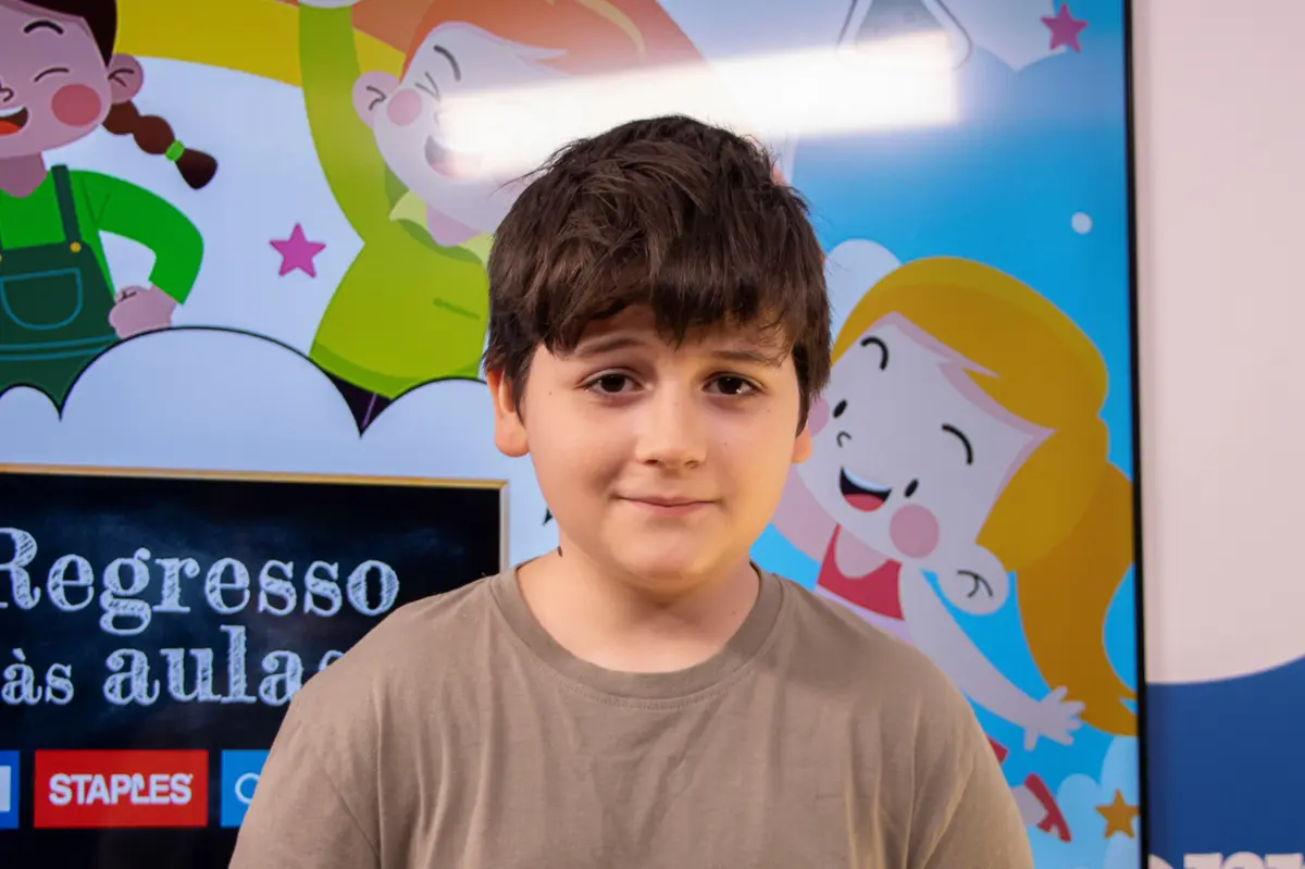 José Gustavo Moutinho foi um dos selecionados da iniciativa "Regresso às Aulas"