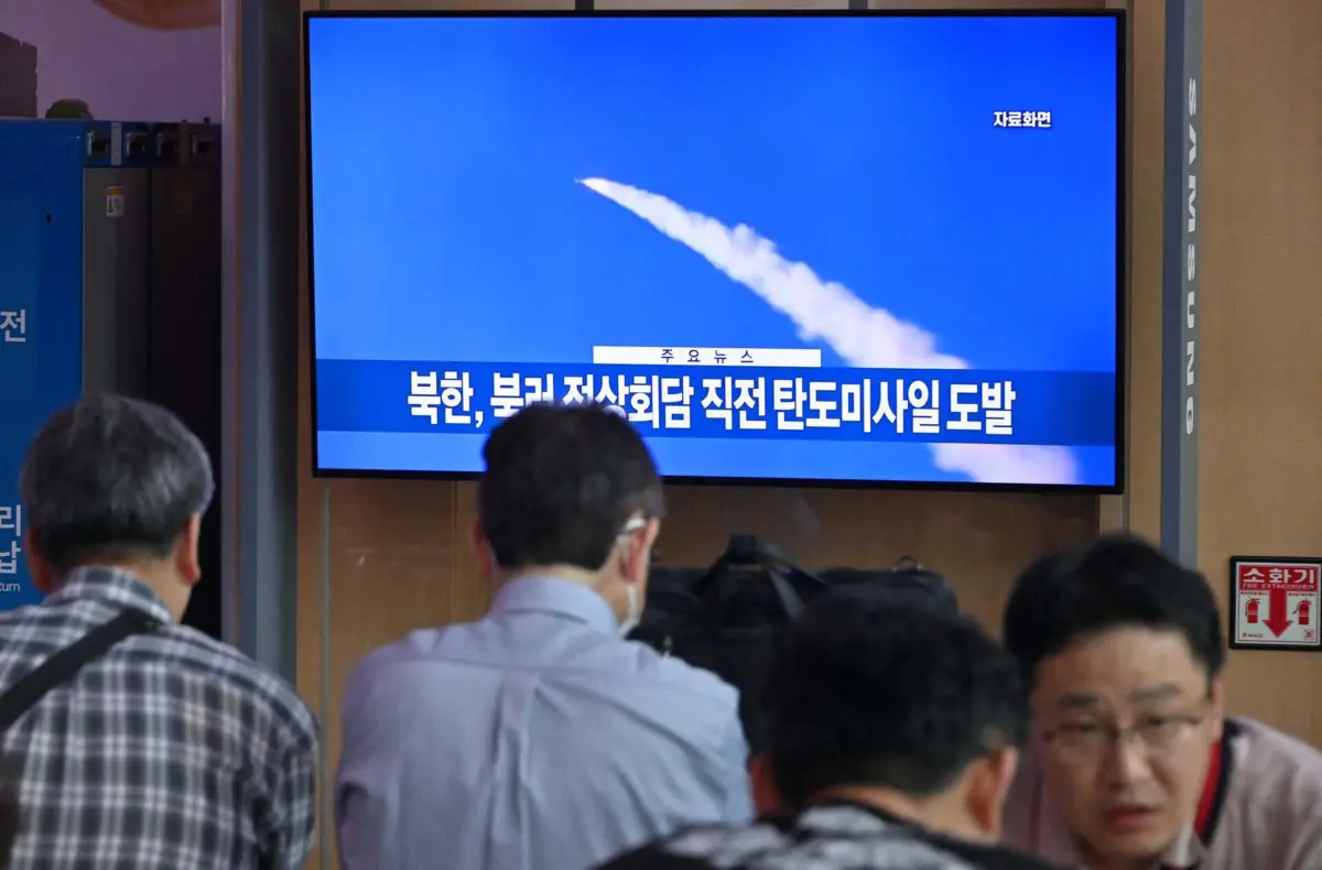 Imagem de contexto do artigo Coreia do Norte terá disparado míssil balístico "em direção ao Mar do Leste"