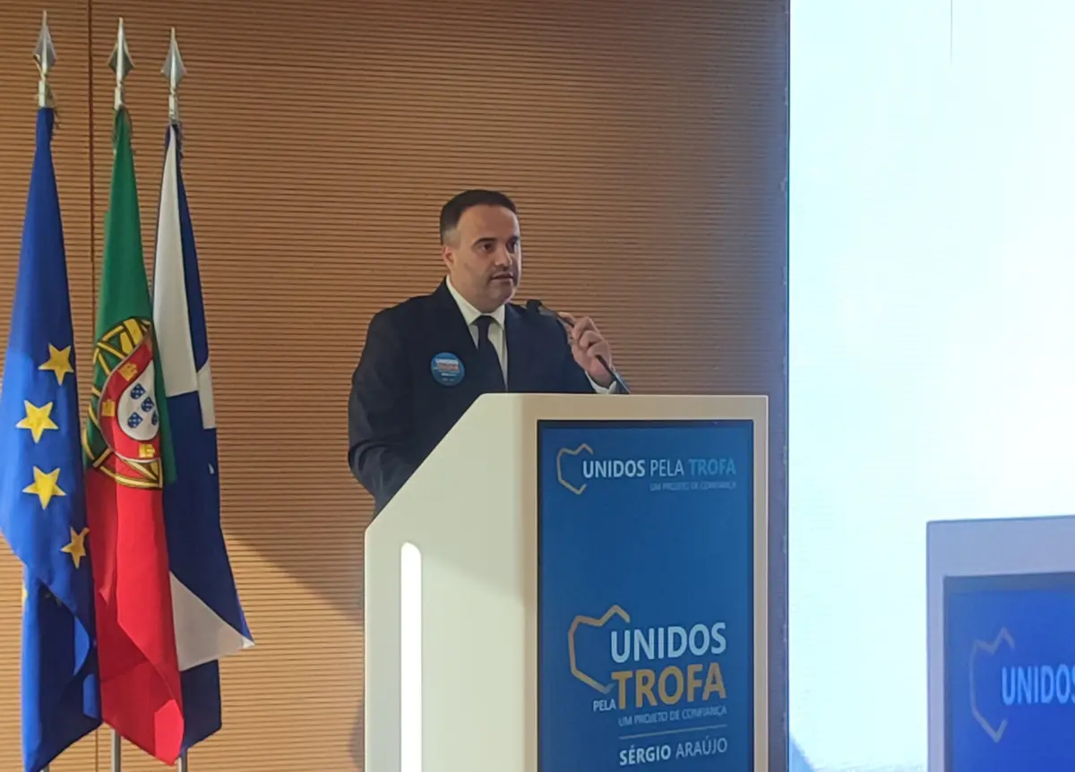 O candidato da coligação PSD/CDS-PP à Câmara da Trofa, Sérgio Araújo