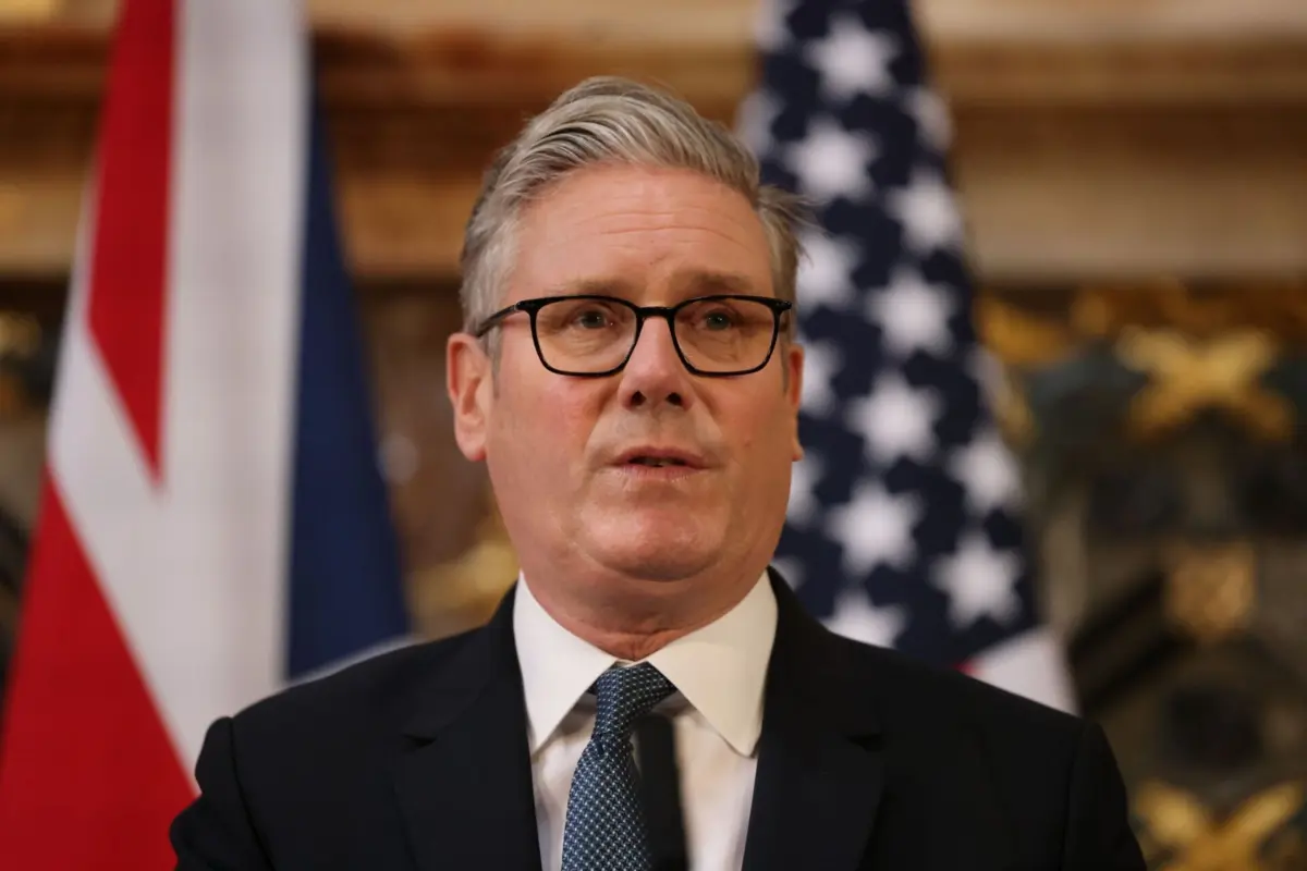 O primeiro-ministro britânico Keir Starmer