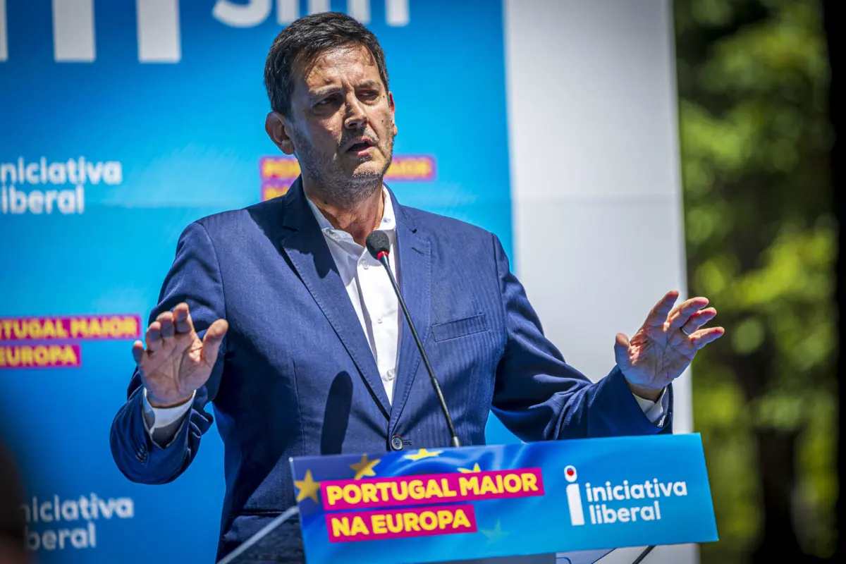O presidente da Iniciativa Liberal, Rui Rocha