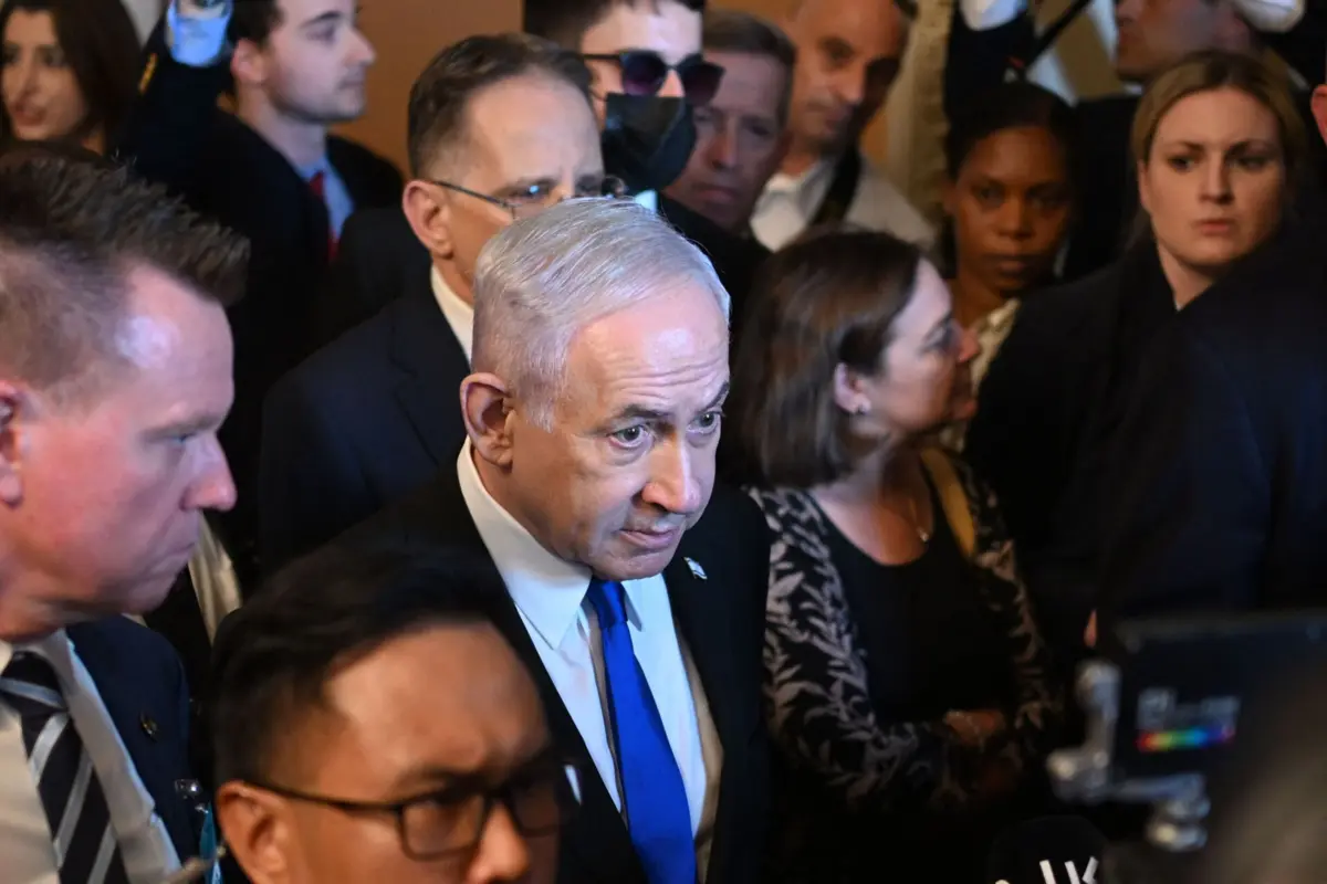 O primeiro-ministro israelita, Benjamin Netanyahu