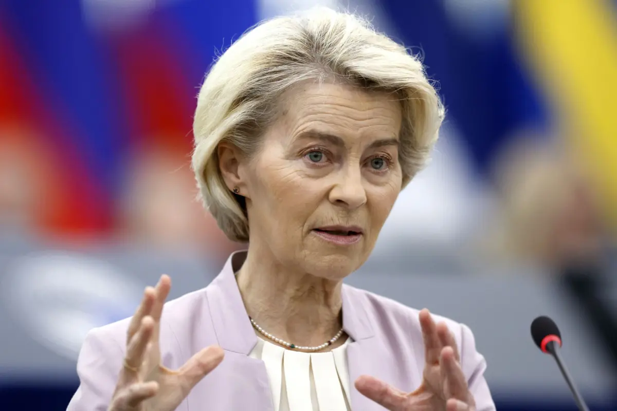 Ursula von der Leyen não descarta "contramedidas proporcionais"