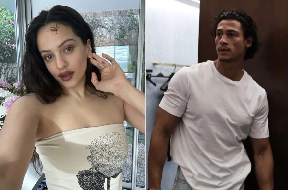 Rosalía foi fotografada com Emilio Sakraya sem nada esconder