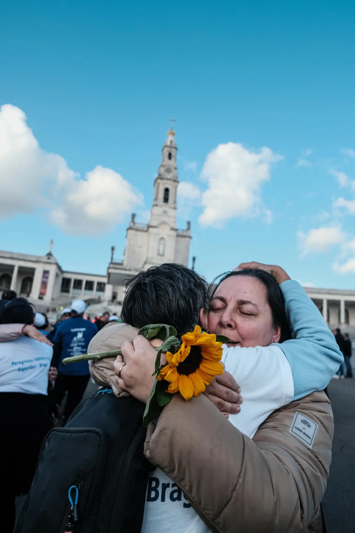 Chegada ao Santuário é um momento pleno de emoção