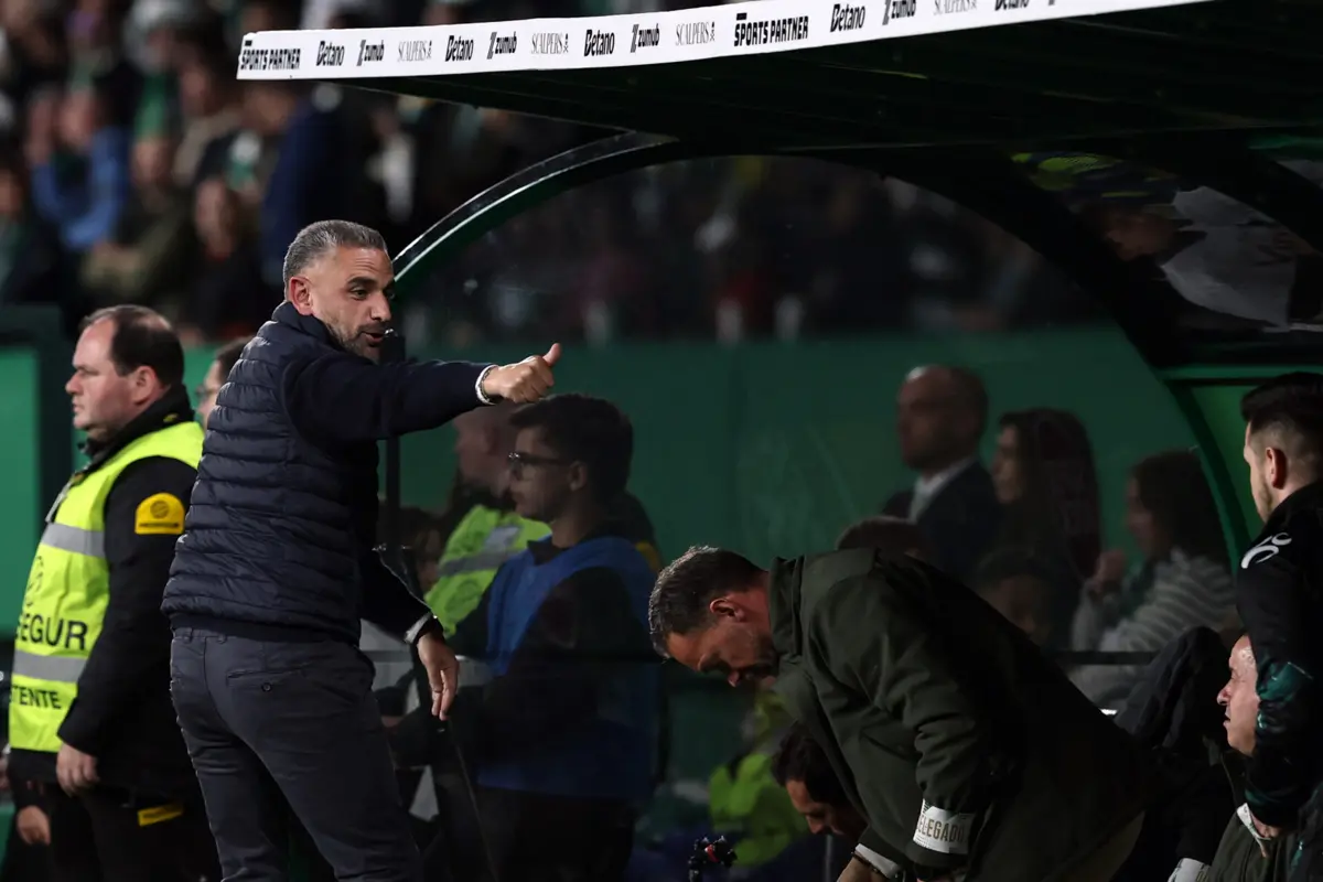 Rui Borges, treinador do Sporting