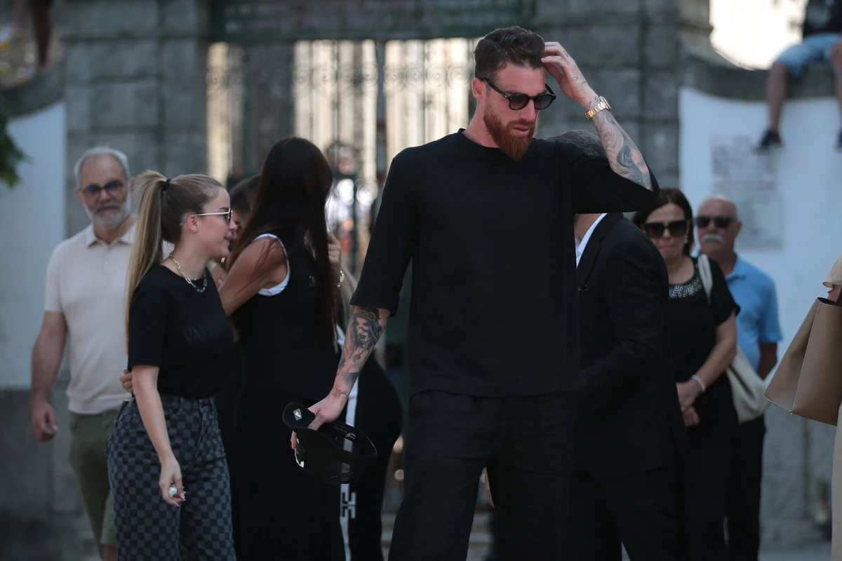 José Sá, no funeral de Diogo Jota e do irmão, André Silva