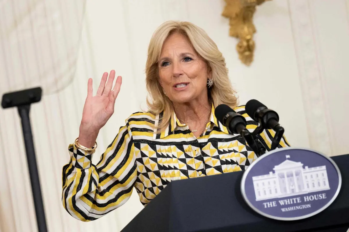 A primeira-dama dos EUA, Jill Biden