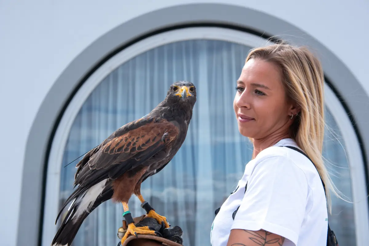 Joana Silva e Dilius trabalham juntos no hotel The Yeatman, em Gaia