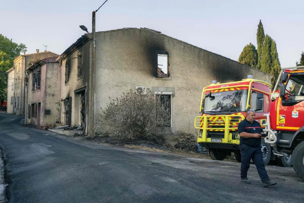 Grande incêndio causou um morto em França