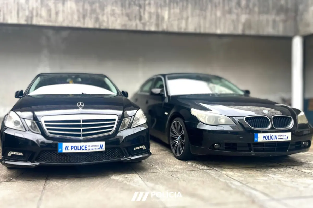 Em março, PSP apreendeu duas viaturas topo de gama aos suspeitos