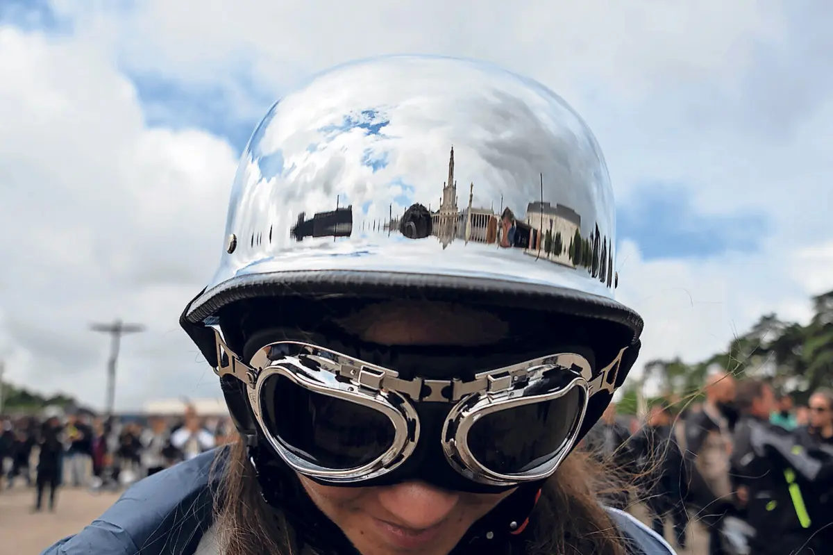 No ano passado, apesar do mau tempo, estiveram na Cova da Iria cerca de 70 mil motards