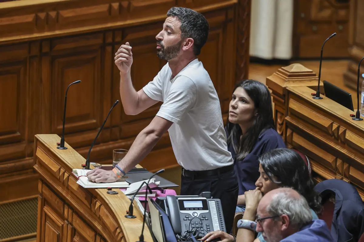 Fabian Figueiredo, líder parlamentar do Bloco de Esquerda