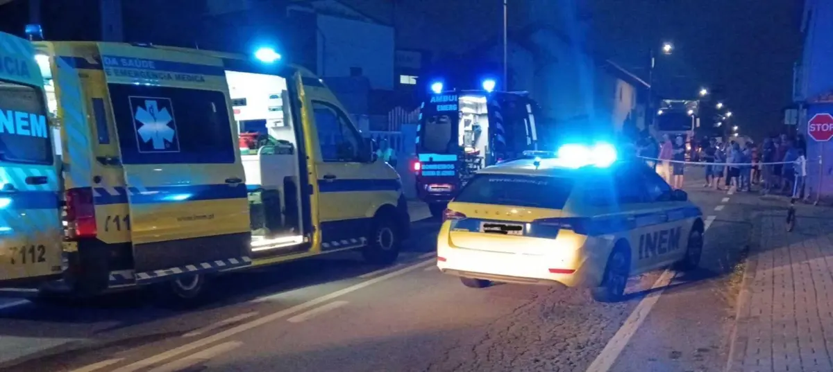 Jovem não resistiu aos ferimentos, apesar das manobras das equipas de socorro