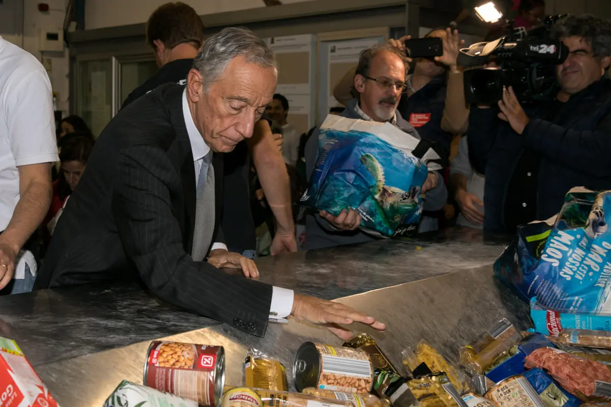 Imagem de contexto do artigo Marcelo confiante que campanha do Banco Alimentar será melhor do que a anterior