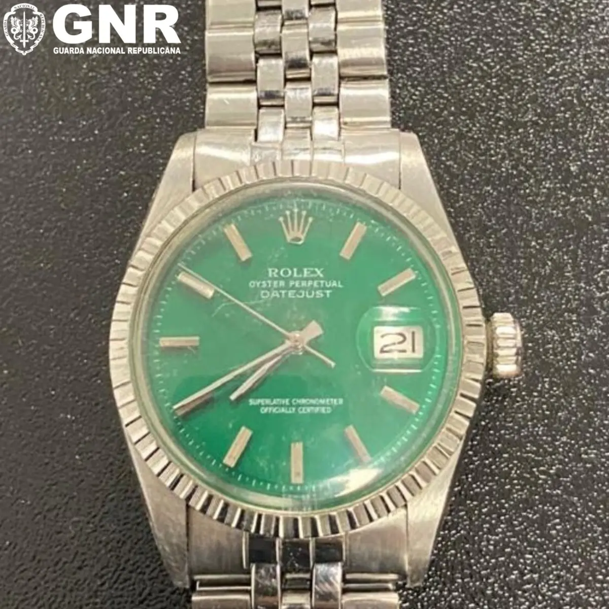 GNR recuperou Rolex furtado e identificou três pessoas