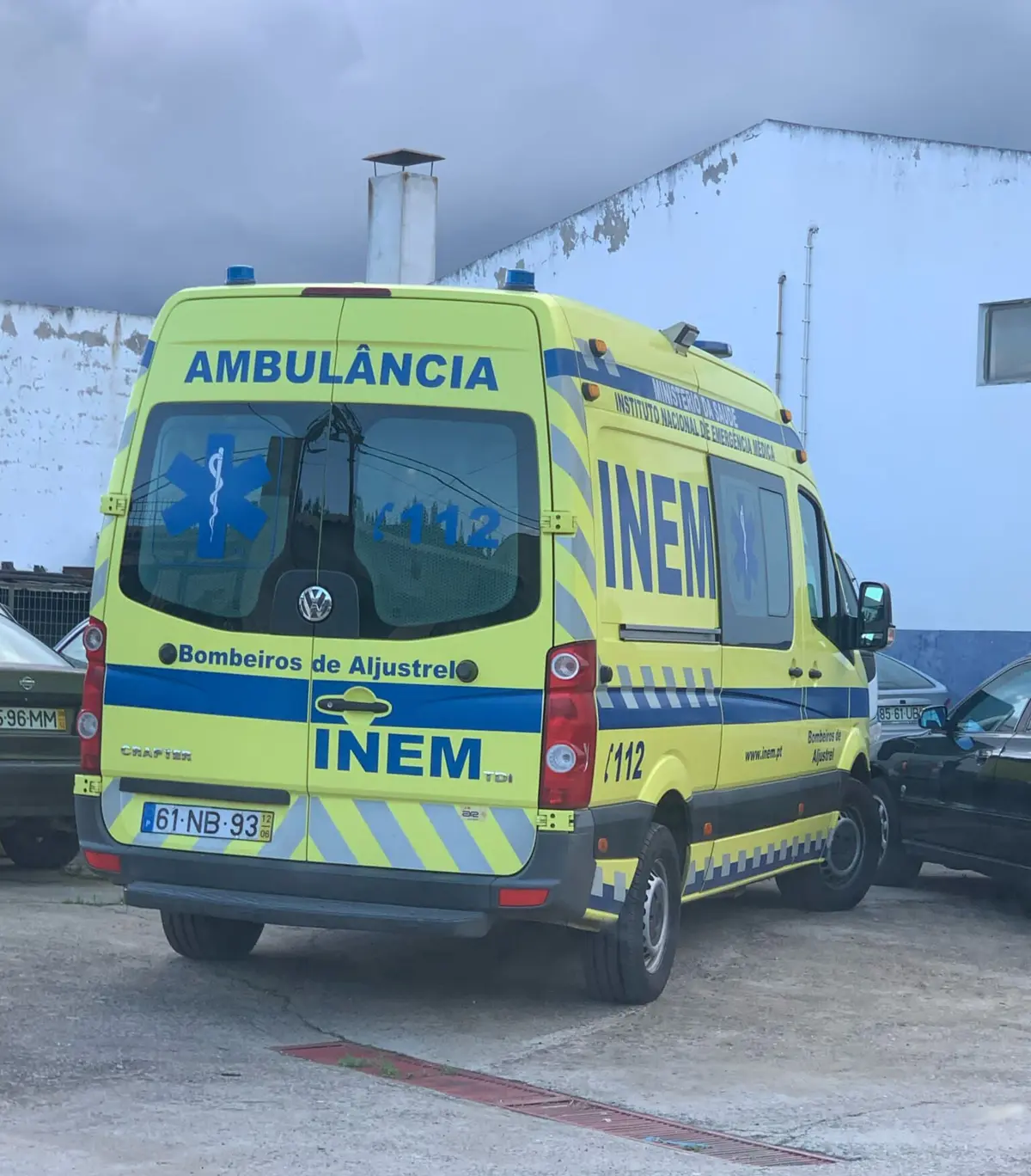 Ambulância do INEM, entregue a Aljustrel, tem mais de 580 mil quilómetros