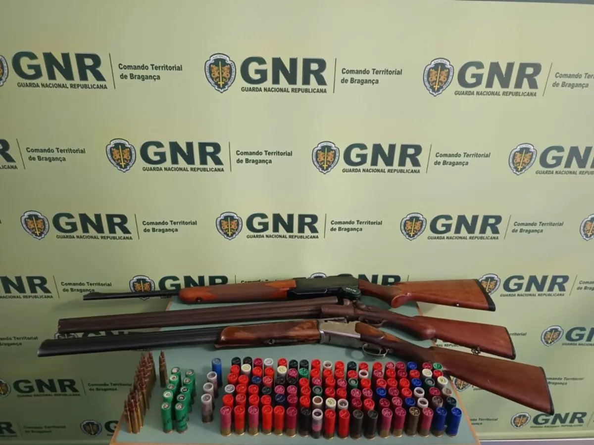 Suspeito ficou sem as suas armas