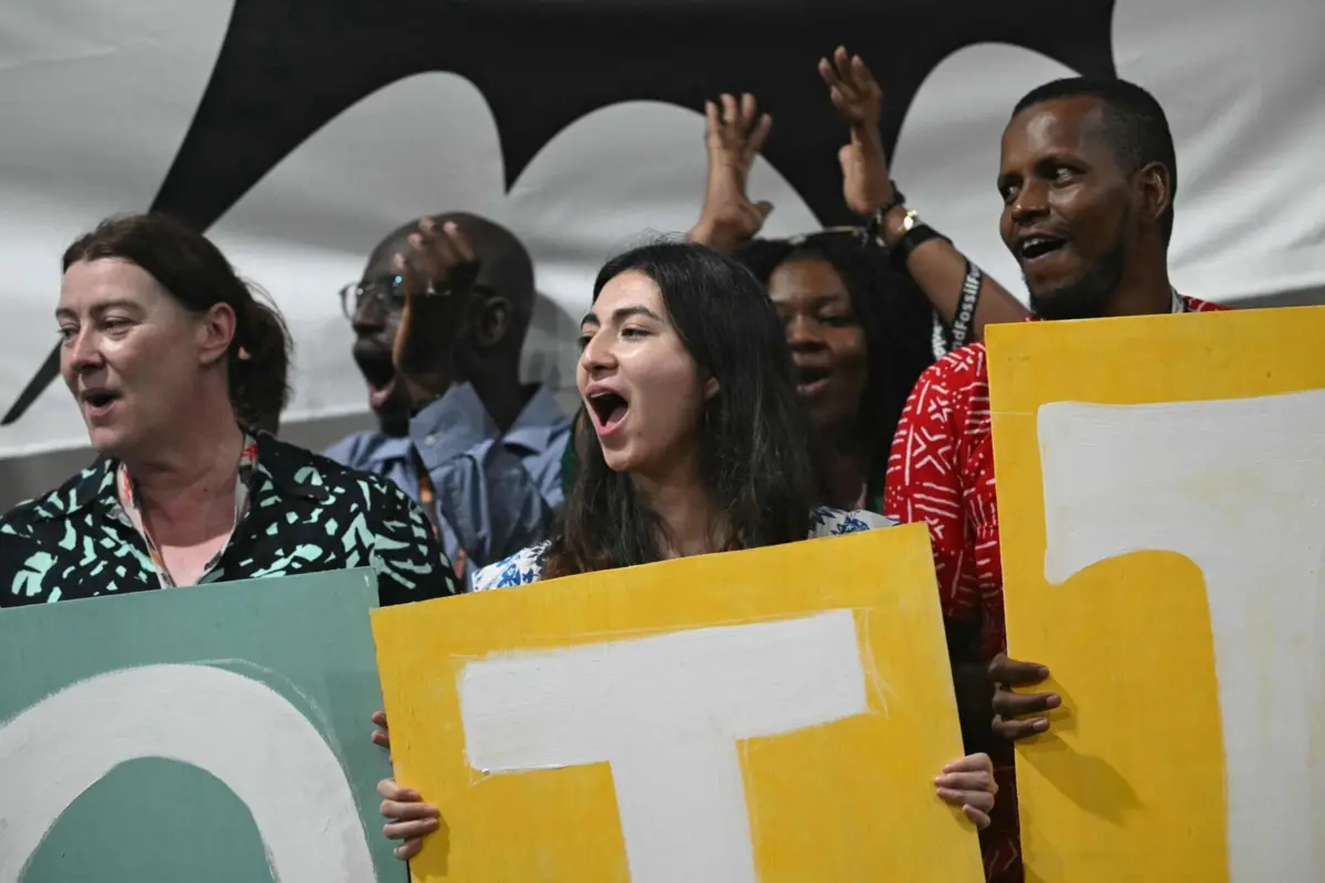 Imagem de contexto do artigo Jovens ativistas na COP prometem "gritar bem alto" porque são eles que vão "sofrer"