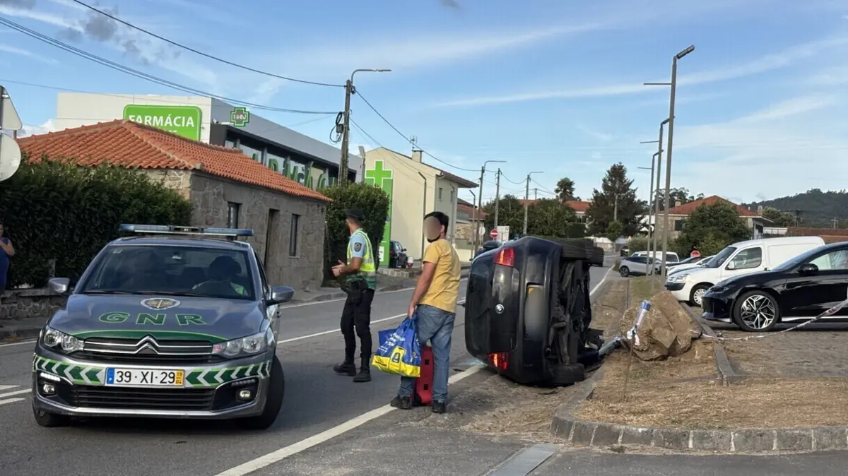 Imagem de contexto do artigo Despiste seguido de capotamento faz um ferido em Barcelos