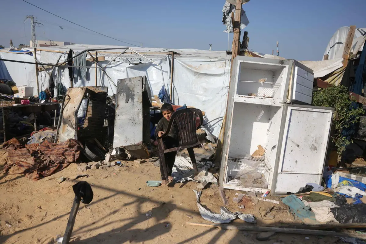 Imagem de contexto do artigo Duas crianças entre os cinco mortos em ataque israelita a campo de refugiados em Gaza