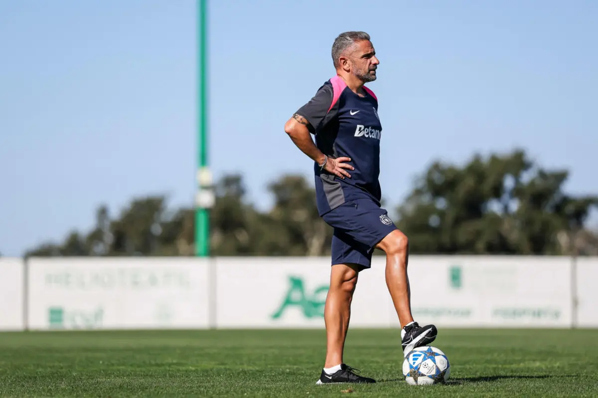 Rui Borges, treinador do Sporting