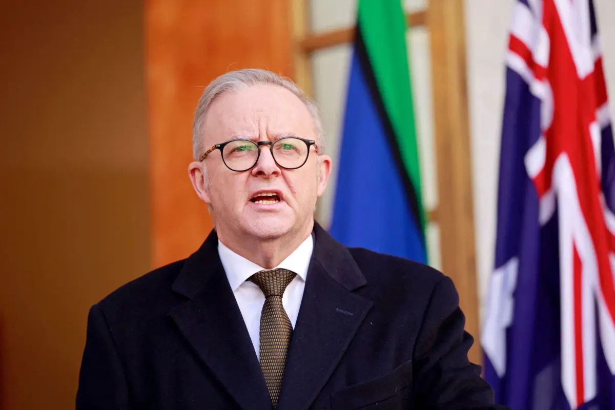 O primeiro-ministro da Austrália, Anthony Albanese