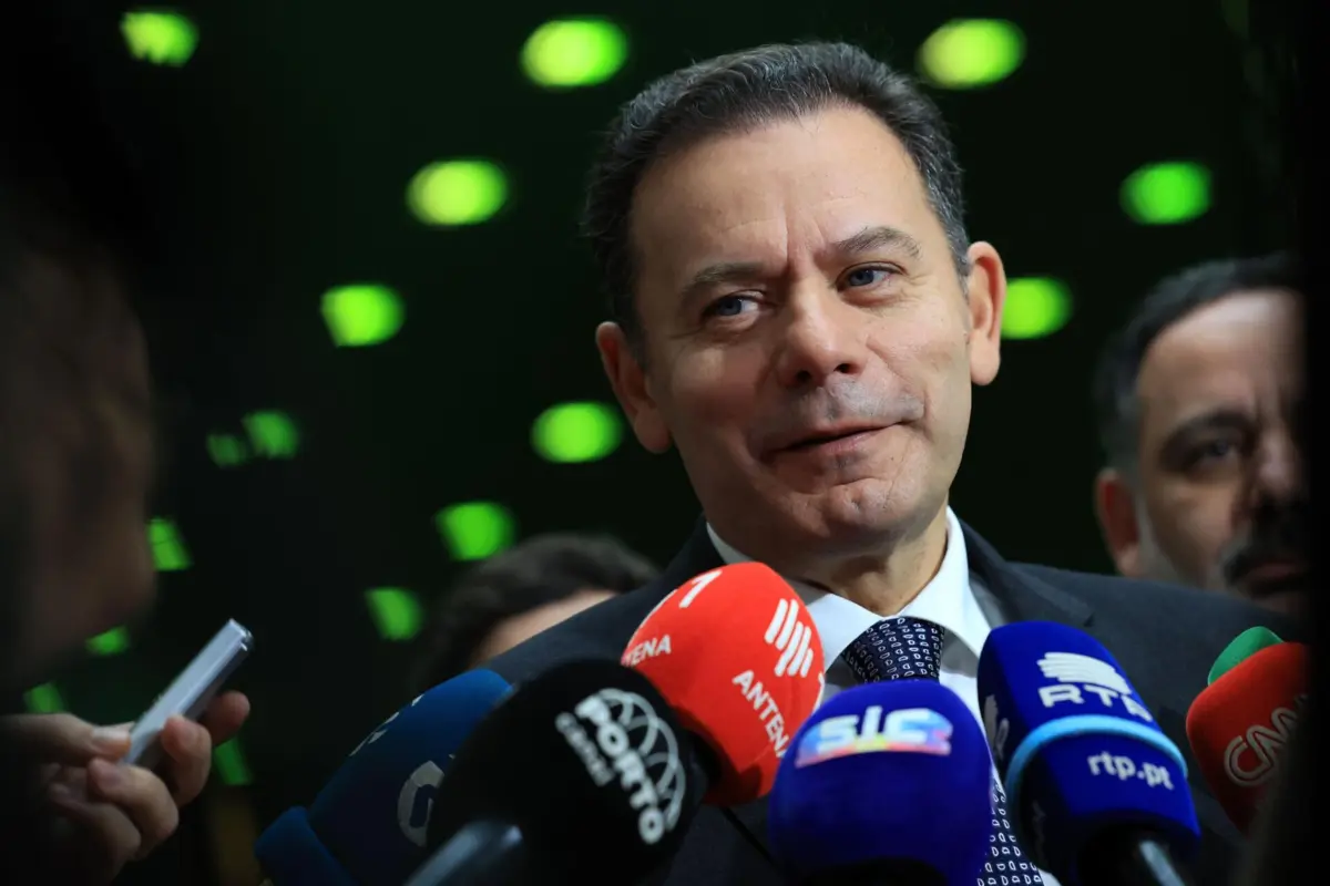 Luís Montenegro no Europarque, em Santa Maria da Feira