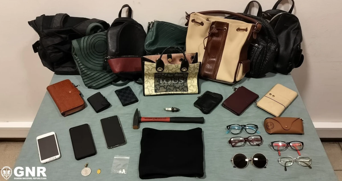 GNR recuperou diversos objetos furtados pelo casal