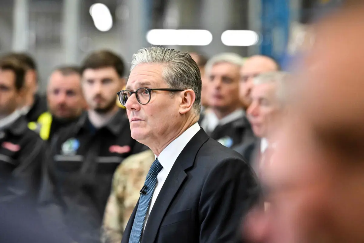 O primeiro-ministro britânico Keir Starmer