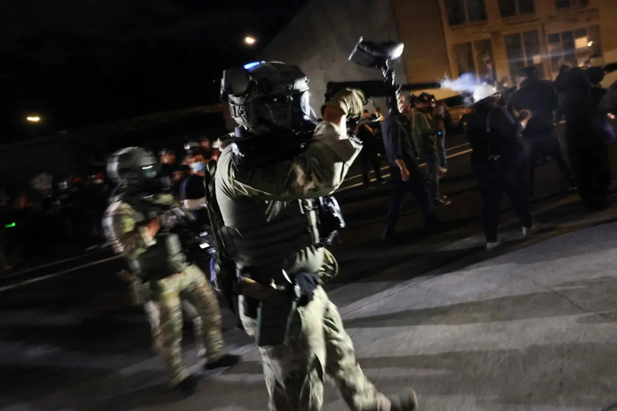 Imagem de contexto do artigo Governo dos EUA envia 300 tropas federais da Califórnia para Portland