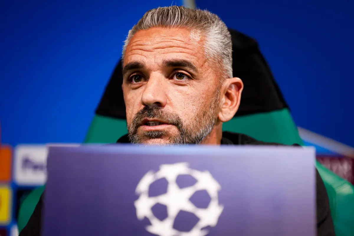 Rui Borges, treinador do Sporting