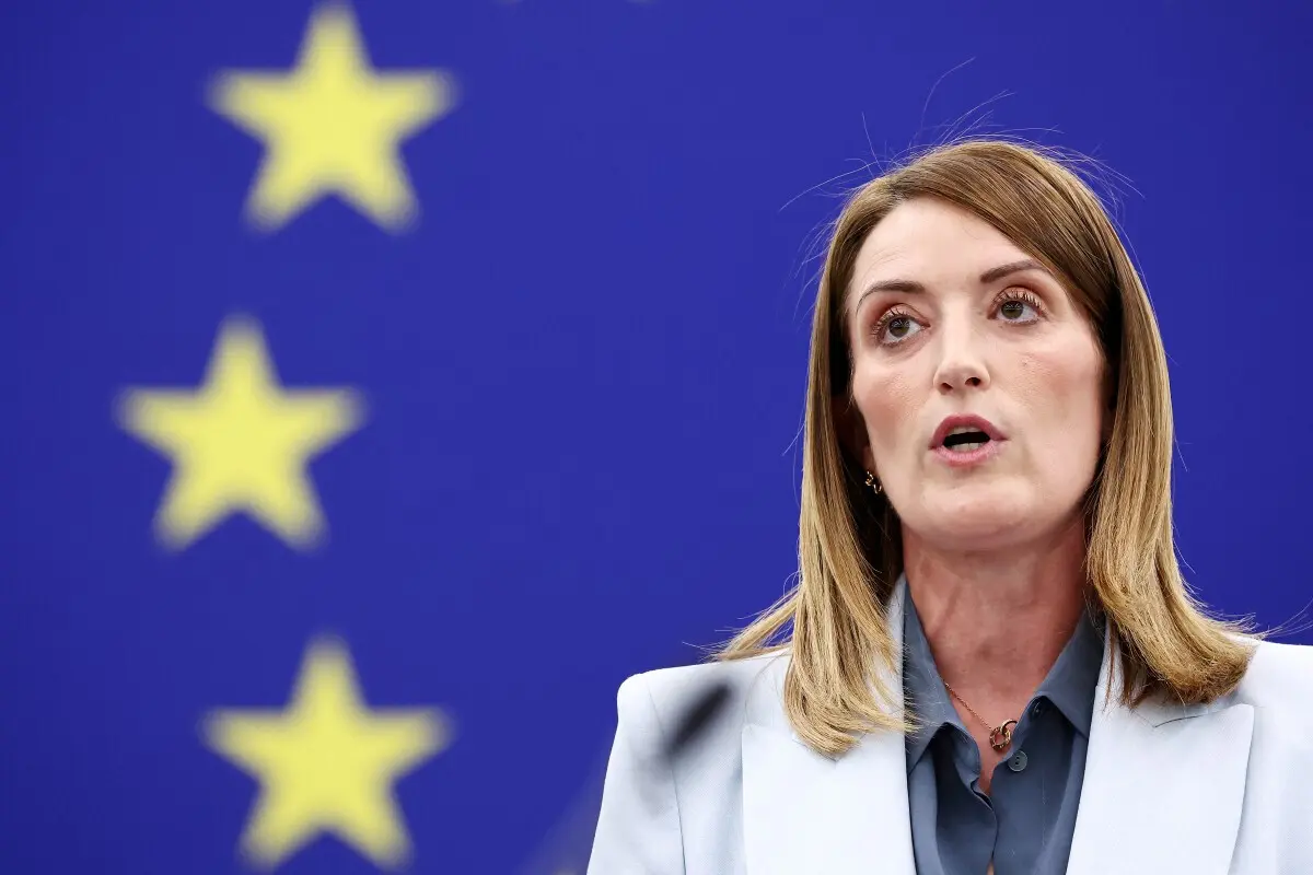 Roberta Metsola, presidente do Parlamento Europeu