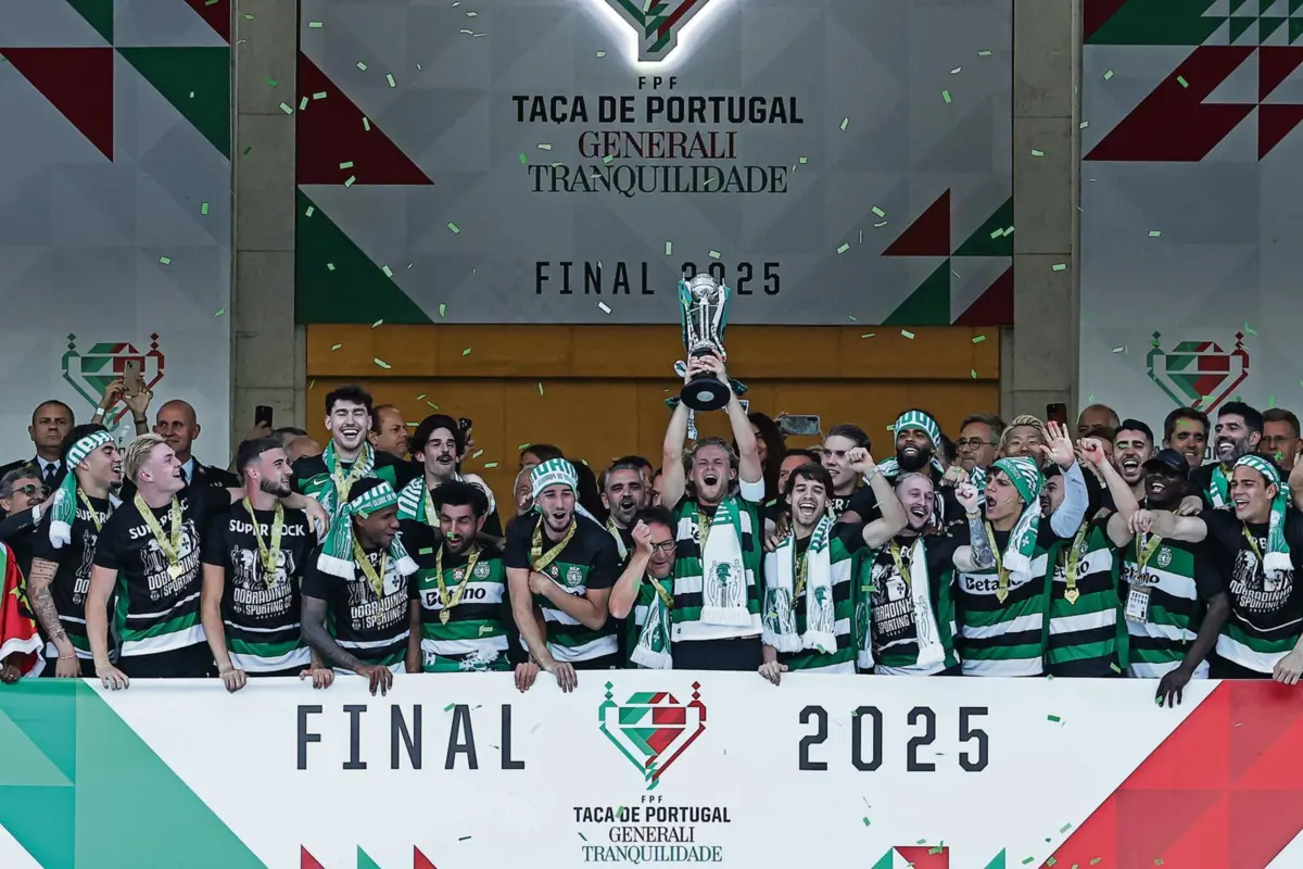 Leões fizeram a festa no Jamor em maio, conquistando um troféu que lhes escapava desde 2019