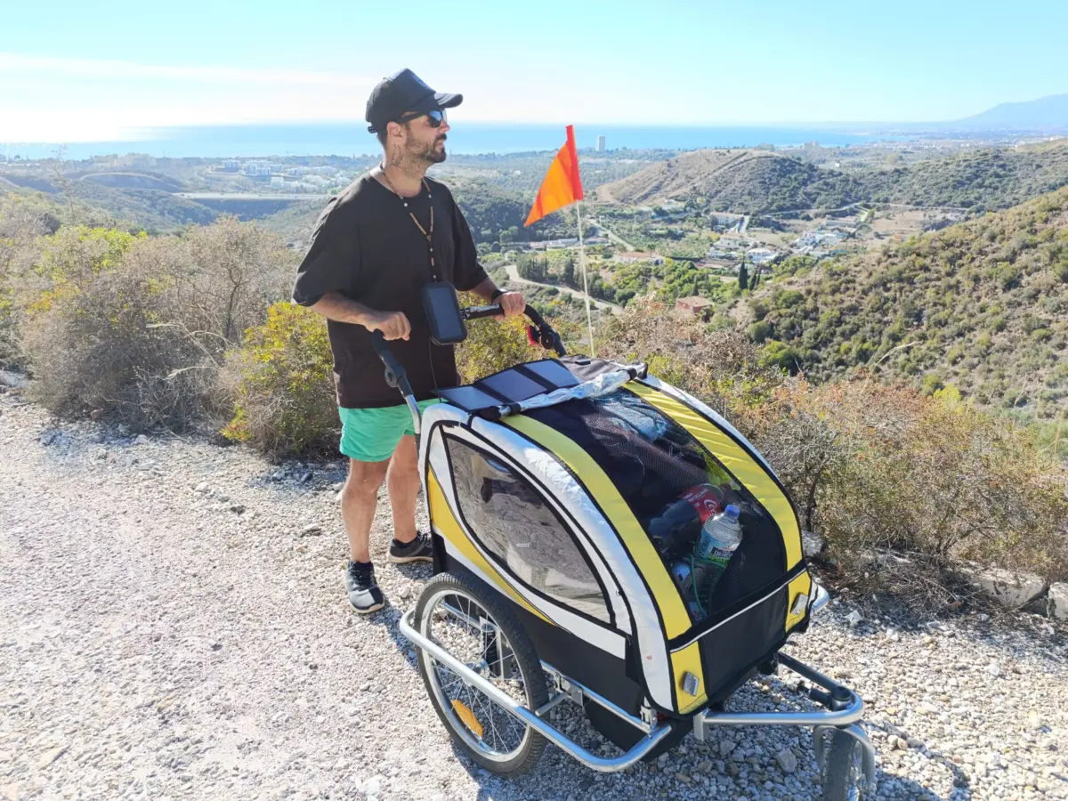 Imagem de contexto do artigo Português que está a dar a volta à Europa a pé alcançou o Mediterrâneo