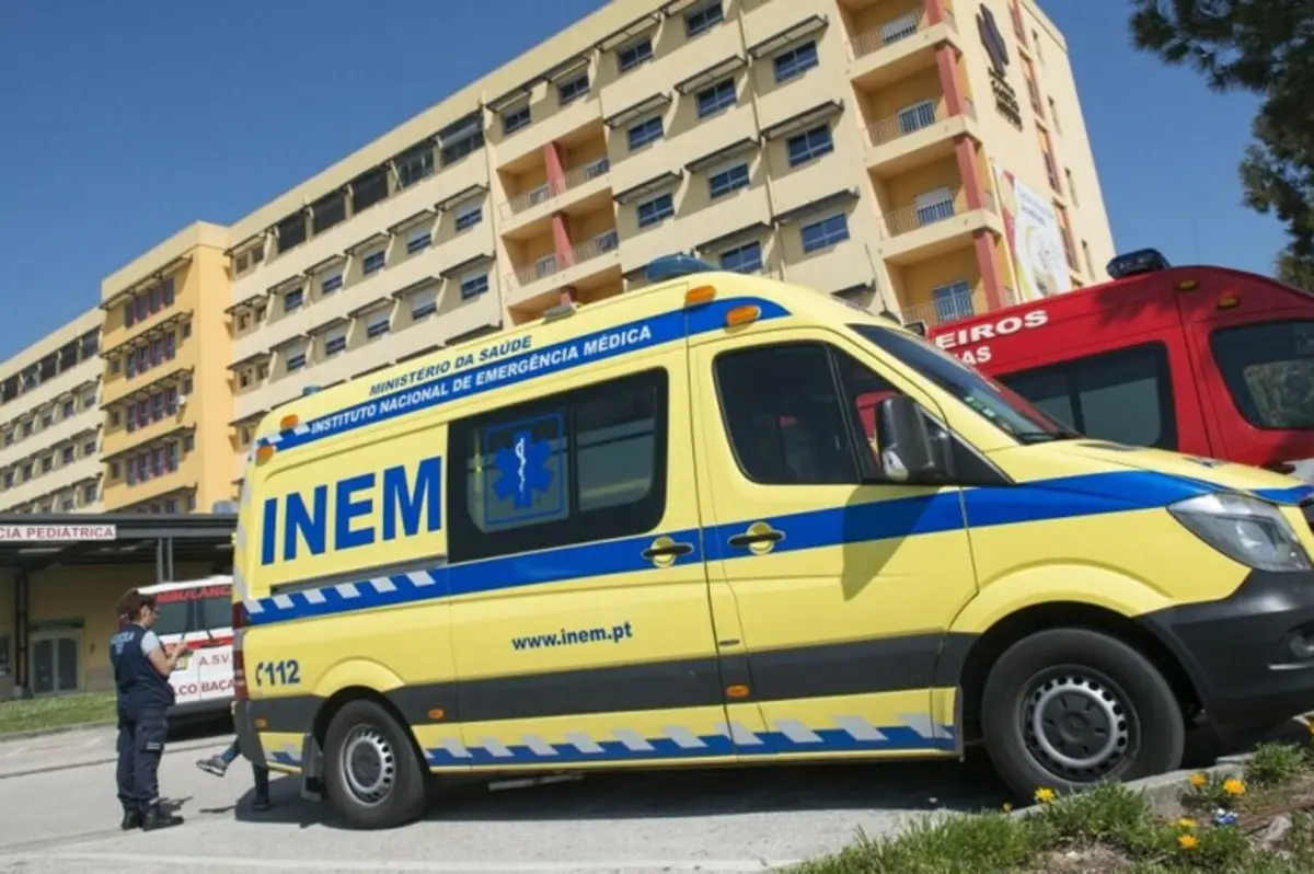 Vitima foi transportada ao Hospital de Leiria
