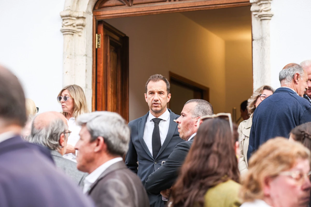 Frederico Varandas esteve no velório de Aurélio Pereira