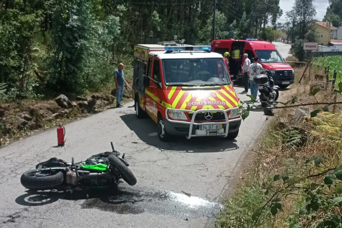As causas do despiste estão a ser investigadas