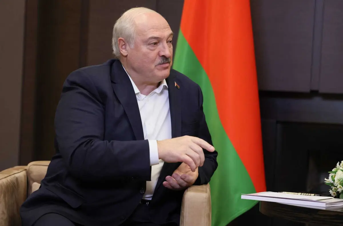 O presidente bielorrusso Alexander Lukashenko
