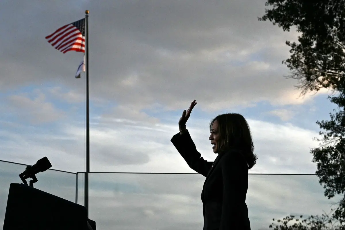 A ex-vice-presidente dos EUA, Kamala Harris