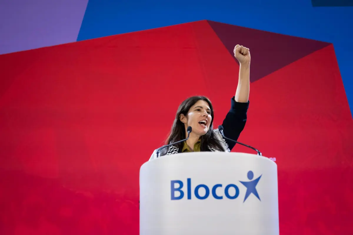 A coordenadora nacional cessante do BE, Mariana Mortágua