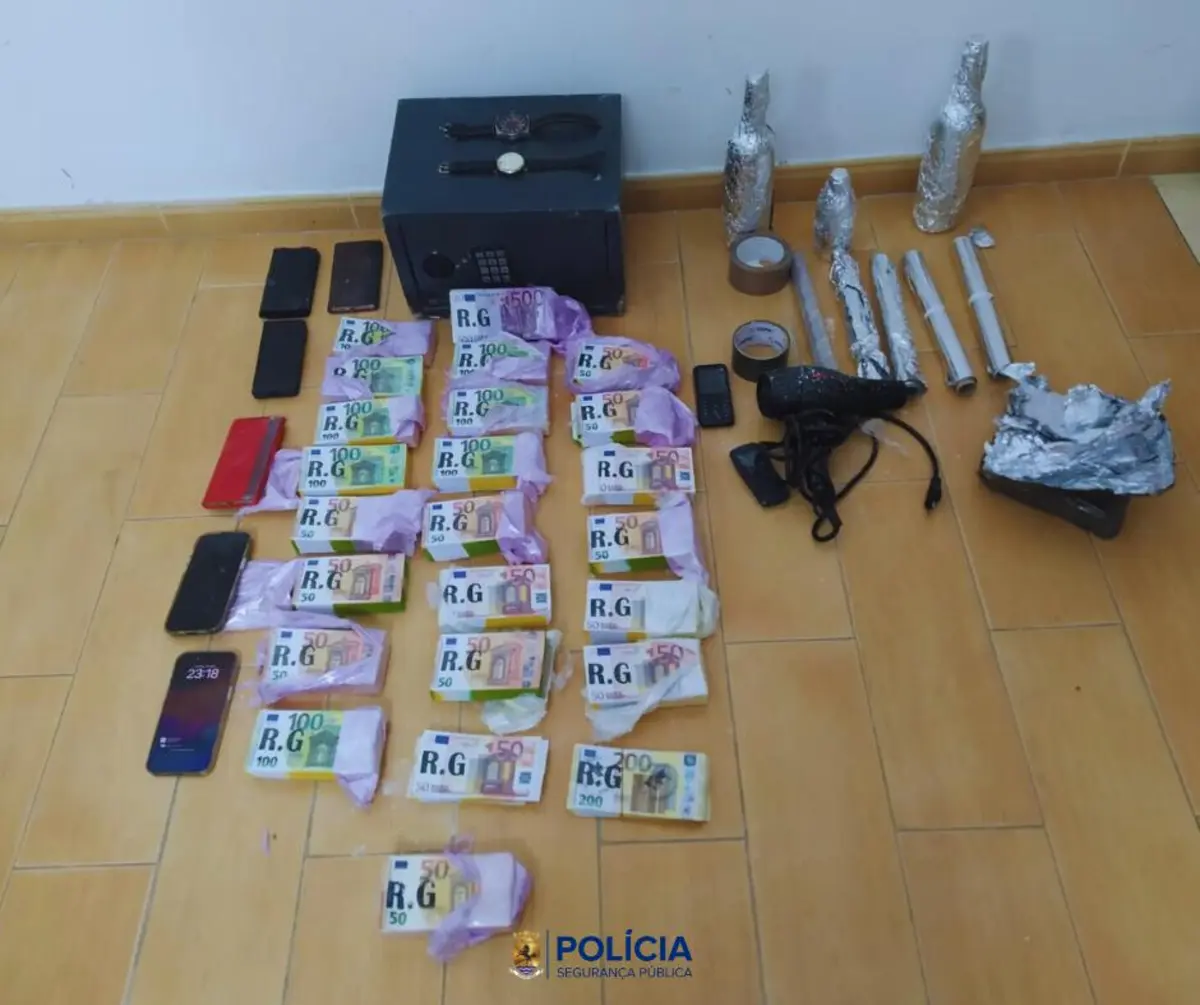 PSP apreendeu maços de papel usados para ludibriar vítimas