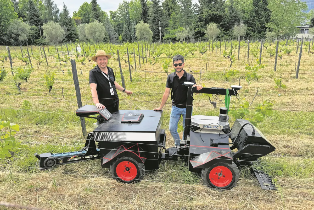 Imagem de contexto do artigo Robôs, drones e fontes de dados para reforçar a viticultura